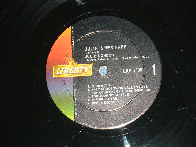 画像: JULIE LONDON - JULIE IS HER NAME VOL.2  (  Ex++/Ex++) / 1960 US AMERICA MONO 2nd Press "COLOR LBERTY" Label Used LP 