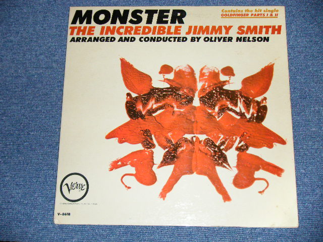 画像: JIMMY SMITH  - THE INCREDIBLE JIMMY SMITH: MONSTER ( Ex+++,VG+++,Ex+ / Ex+++ )  / 1965 US AMERICA ORIGINAL MONO Used LP  