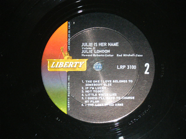 画像: JULIE LONDON - JULIE IS HER NAME VOL.2  (  Ex++/Ex++) / 1960 US AMERICA MONO 2nd Press "COLOR LBERTY" Label Used LP 