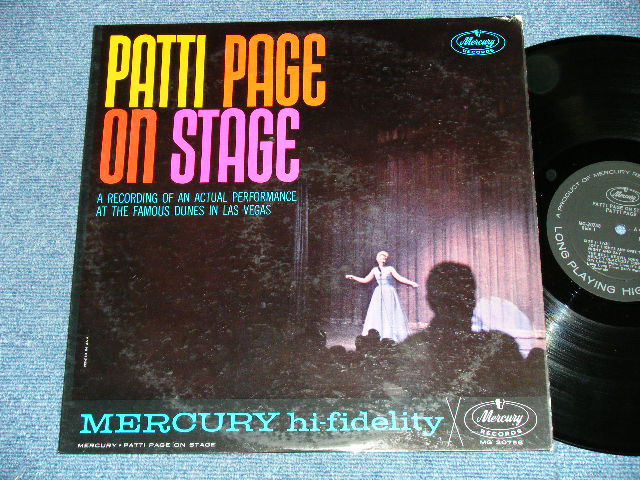 画像1: PATTI PAGE -  ON STAGE  ( Ex++/Ex+++ A-1 Intro : SCRATCHES)    / 1963 US AMERICA  ORIGINAL MONO Used LP