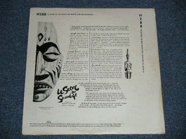 画像: LES BAXTER - Le SACRE du SAUVAGE ( Ex+/Ex++) / 1952 US AMERICAS ORIGINAL MONO Used 10 inch LP  