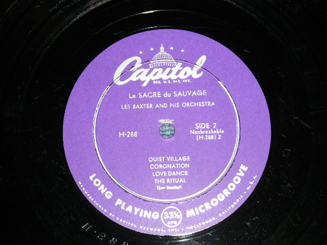 画像: LES BAXTER - Le SACRE du SAUVAGE ( Ex+/Ex++) / 1952 US AMERICAS ORIGINAL MONO Used 10 inch LP  