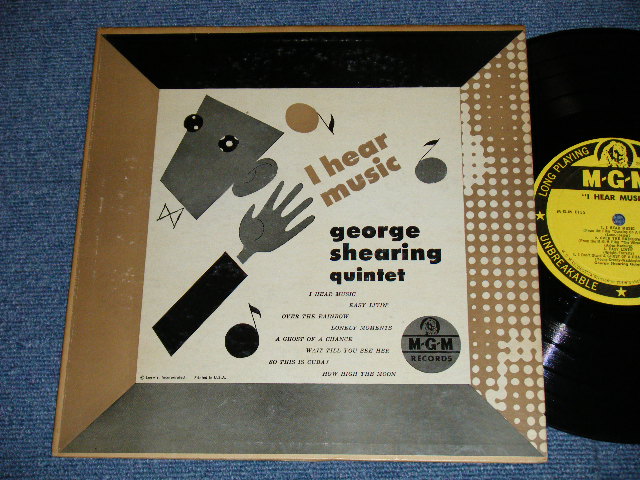 画像1: GEORGE SHEARING QUINTET - I HEAR MUSIC  (Ex++,Ex-/Ex+++)  / 1952  US AMERICA ORIGINAL  Mono Used 10" LP 