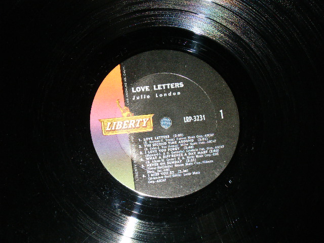 画像: JULIE LONDON - LOVE LETTERS ( Ex-/Ex++ Looks:Ex ) /1962 US AMERICA ORIGINAL MONO Used LP