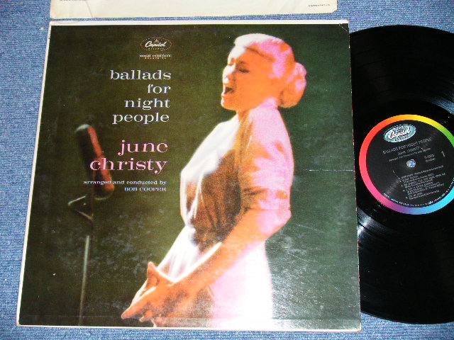 画像1: PEGGY LEE -  BALLADS FOR NIGHT PEOPLE ( Ex+++/Ex+++) / 1962 US ORIGINAL 2nd press "BLACK With RAINBOW 'CAPITOL' Logo on TOP  Label"  Mono Used LP 