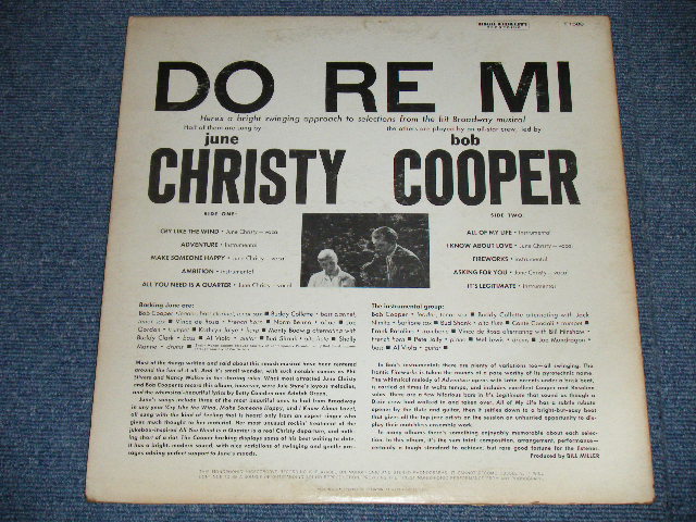 画像: JUNE CRISTY  -  DO-RE-MI ( Ex+/Ex+++) / 1961 US ORIGINAL "BLACK With RAINBOW 'CAPITOL' Logo on LEFT Label"  Mono Used LP 