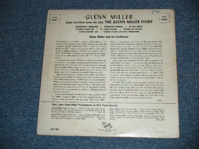 画像: GLENN MILLER - PLAYS SELECTIONS FROM THE FILM "THE GLENN MILLER STORY" (Ex+/Ex+++)  / 1954 US AMERICA ORIGINAL Used 10" LP  