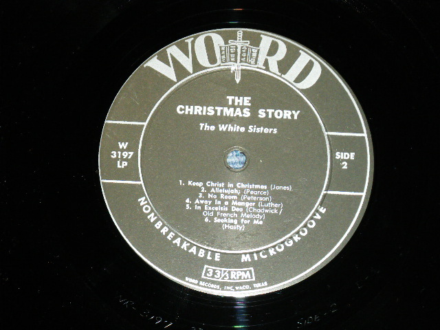 画像: The WHITE  SISTERS  - THE CHRISTMAS STORY ( Ex+++/MINT- Looks:Ex++ ) / 1950'S?  US AMERICA ORIGINALMONO Used  LP