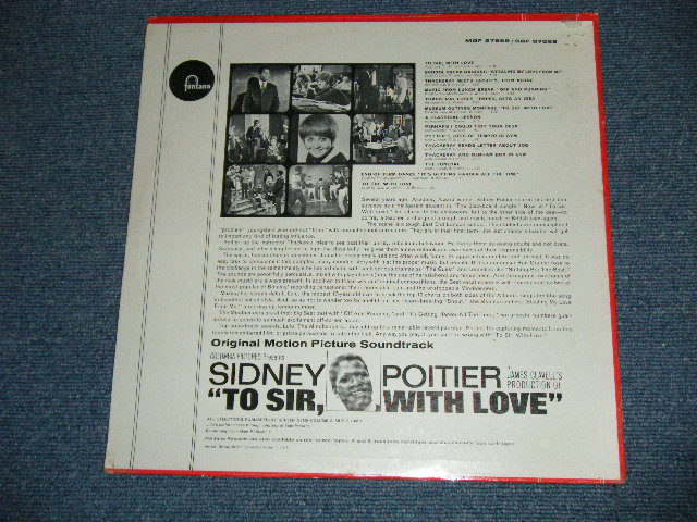 画像: OST - TO SIR WITH LOVE(SEALED)  / 1967 US AMERICA ORIGINAL "BRAND NEW SEALED" STEREO Used LP 