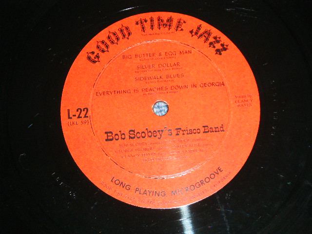 画像: BOB SCOOBEY'S FRISCO BAND - VOLUME 3  (Ex++/Ex+++)  / 1954 US AMERICA ORIGINAL Used 10" LP  