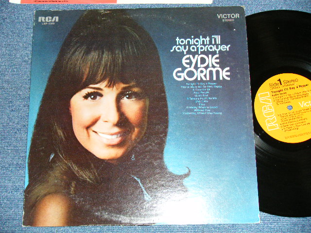 画像1: EYDIE GORME - TONIGHT I'LL SAY A PRAYER(Ex+/Ex++ )   / 1970 US ORIGINAL  STEREO LP