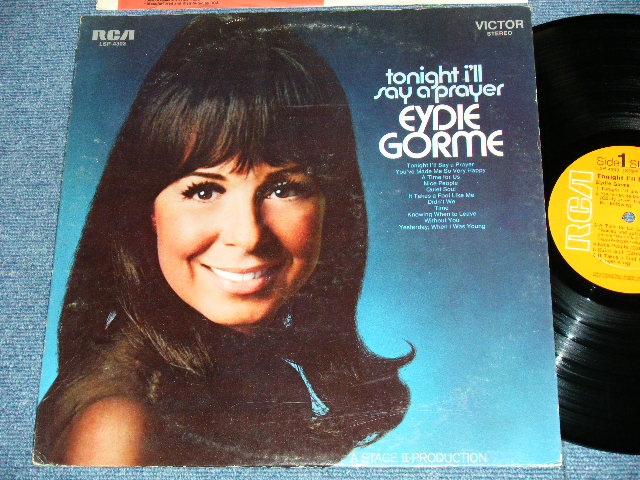 画像1: EYDIE GORME - TONIGHT I'LL SAY A PRAYER(Ex++/Ex+++ )   / 1970 US ORIGINAL  STEREO LP