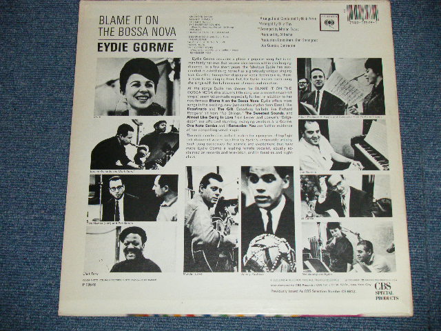 画像: EYDIE GORME - BLAME IT ON THE BOSSA NOVA  ( Ex+/MINT-) / 1970's  US AMERICA "Mail Order" STEREO Used LP