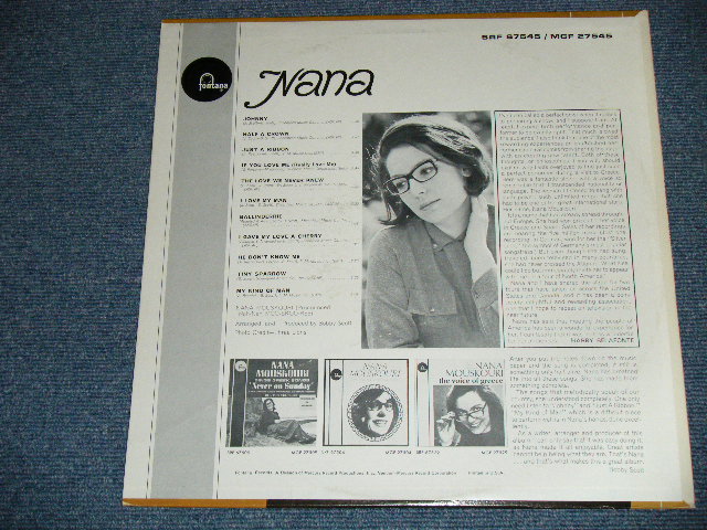 画像: NANA MOUSKOURI  -　NANA ( Ex+/Ex+++) ) / 1960'S?  US AMERICA ORIGINAL MONO   Used  LP