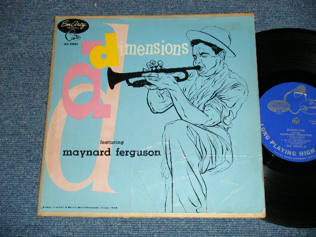 画像1: MAYNARD FERGUSON - DIMENSIONS   (Ex/Ex, Ex-)  / 1954 US AMERICA ORIGINAL  Used 10" LP  