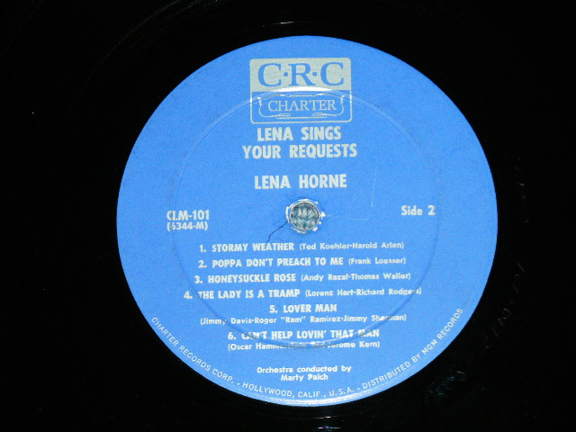 画像: LENA  HORNE - LENA SINGS YOUR REQUEST  ( Ex++/Ex+++  Looks: Ex++ )    / 1963 US AMERICA ORIGINAL MONO  Used LP 