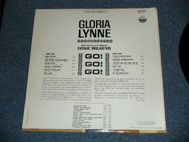 画像: GLORIA LYNNE - GO! GO! GO! ( Ex++/Ex+++ ) / 1965 US AMERICA ORIGINAL  STEREO  Used LP
