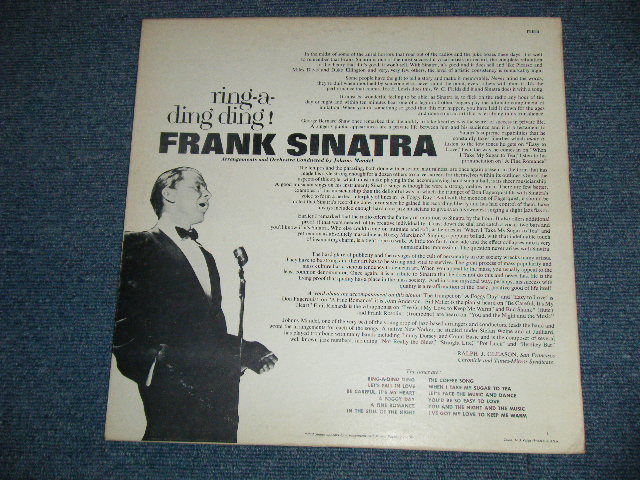 画像: FRANK SINATRA - RING-A-DING DING ( Ex+/Ex+++,A-3~5:Ex ) / 1961 US AMERICA  ORIGINAL "CUSTOM LABEL Design"  STEREO Used  LP 