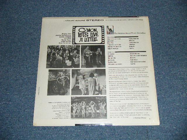 画像: OST (BOBBYVEE,JACKIE DeSHANNON,EDDIE HODGES,THE PAIR,SUSIE KAYE,ETHEL SMITH and DON CRAWFORD ) - C'MON, LET'S LIVE A LITTLE (SEALED)  / 1966 US AMERICA ORIGINAL "BRAND NEW SEALED" STEREO LP 