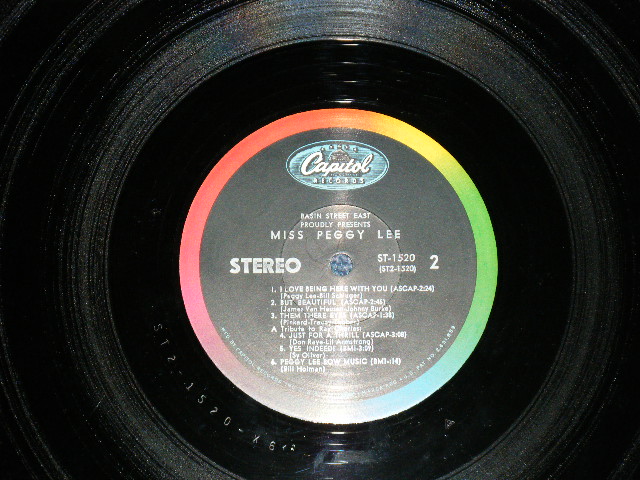 画像: PEGGY LEE - SO BLUE (Ex++/Ex++) / 1966 US AMERICA ORIGINAL STEREO Used LP 
