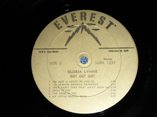 画像: GLORIA LYNNE - GO! GO! GO! ( Ex++/Ex+++ ) / 1965 US AMERICA ORIGINAL  STEREO  Used LP