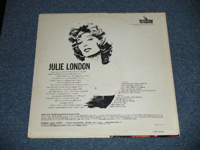 画像: JULIE LONDON - THE END OF THE WORLD (Ex+/Ex+++ )  /1963 US AMERICA ORIGINAL "Gold Color LIBERTY on Label" MONO Used LP