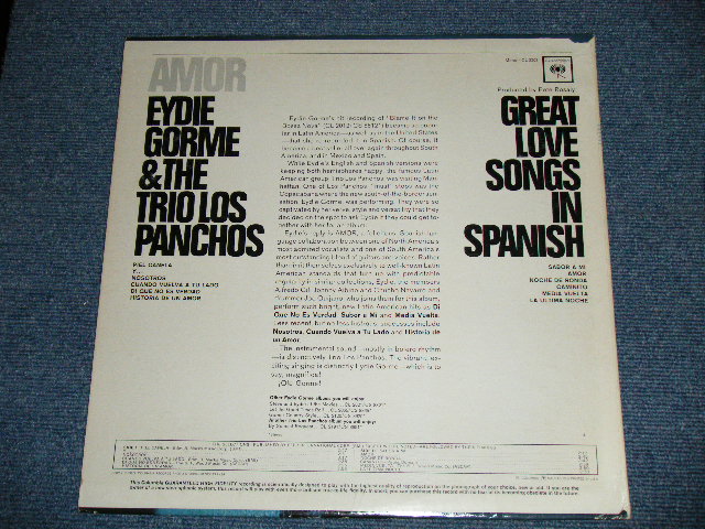 画像: EYDIE GORME & TRIO LOS PANCHOS -  AMOR ( Ex+/Ex+++,Ex++ Looks:Ex+ )  / 1964 US AMERICA ORIGINAL 1st press "GUARANTEED HIGH FIDELITY" Label MONO Used LP