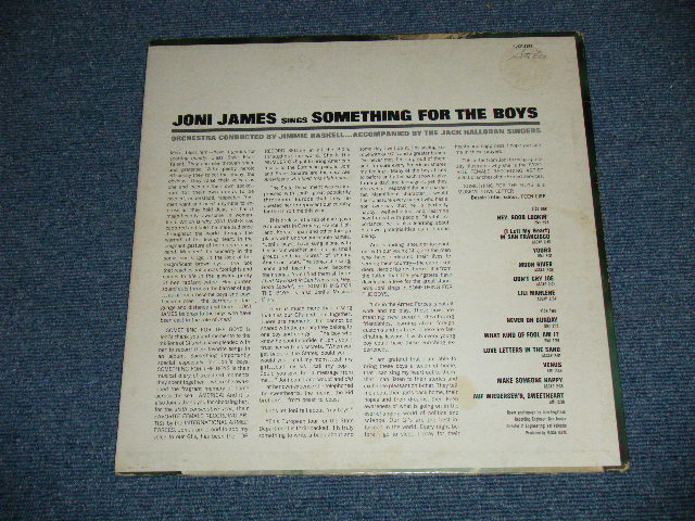 画像: JONI JAMES - SING SOMETHING FOR THE BOYS ( Ex++/Ex++ Looks:Ex ) / 1963 US ORIGINAL "With PROMO SEALon FRONT Cover"  MONO LP