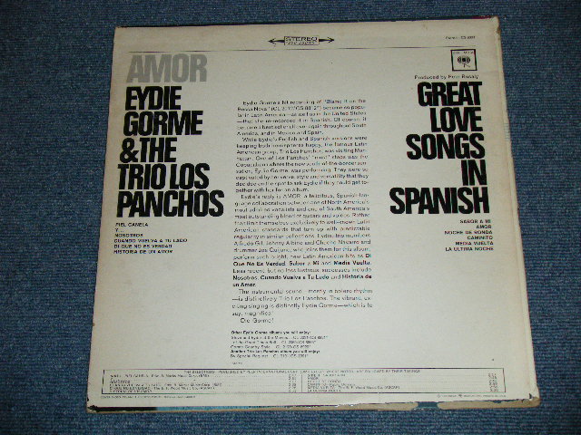 画像: EYDIE GORME & TRIO LOS PANCHOS -  AMOR ( Ex/Ex++ Looks:Ex+ )  / 1964 US AMERICA ORIGINAL 1st press "BLACK 360 SOUND" Label STEREO Used LP