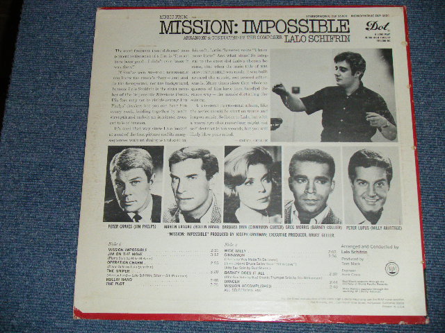 画像: TV OST ( LALO SCHIFRIN ) - MISSION : IMPOSSIBLE ( Ex+/Ex+++ )  / 1967 US AMERICA ORIGINAL "2nd Press Label" STEREO Used LP 