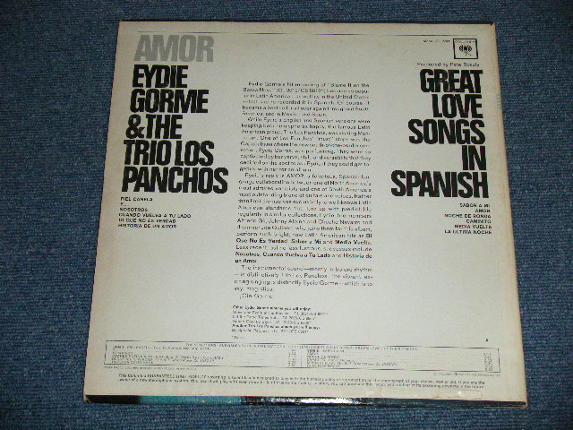 画像: EYDIE GORME & TRIO LOS PANCHOS -  AMOR ( Ex+++/Ex+++ )  / 1964 US AMERICA ORIGINAL "WHITE LABEL PROMO"  MONO Used LP