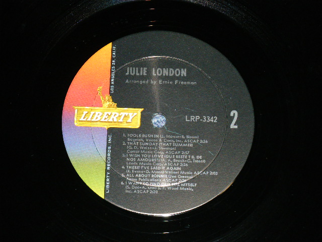 画像: JULIE LONDON - YOU DON'T HAVE TO BE A BABY  TO CRY  ( Ex+/MINT- ) /1964 US AMERICA ORIGINAL MONO  Used LP