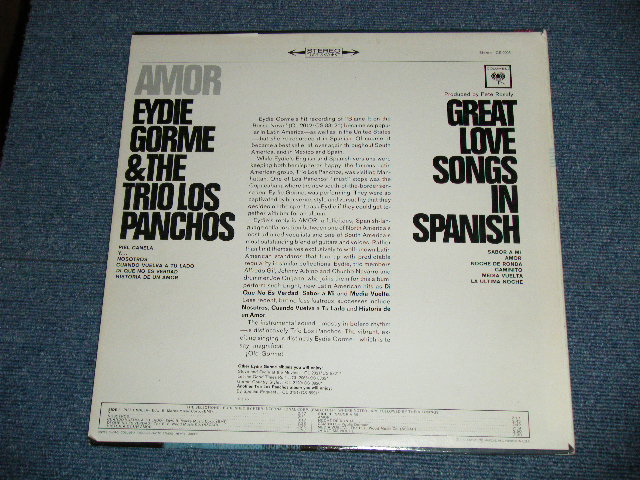 画像: EYDIE GORME & TRIO LOS PANCHOS -  AMOR ( Ex+++/Ex+++ )  / 1964 US AMERICA ORIGINAL 1st press "BLACK 360 SOUND" Label STEREO Used LP