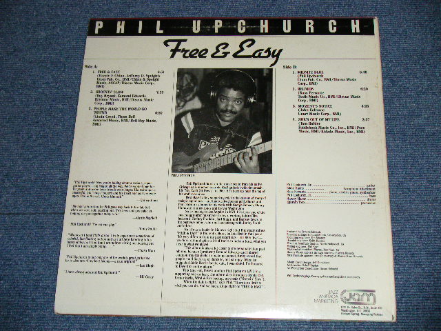 画像: PHIL UPCHURCH - FREE & EASY  ( Ex++/Ex+++)  / 1983 US AMERICA ORIGINAL Used LP  