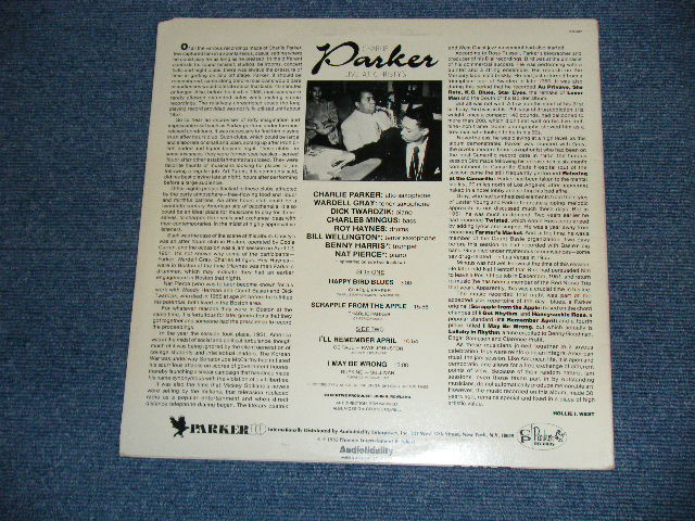 画像: CHARLIE PARKER - LIVE AT CHRISTY'S ( Ex++/Ex+++) / 1982 US AMERICA ORIGINAL   Used LP 