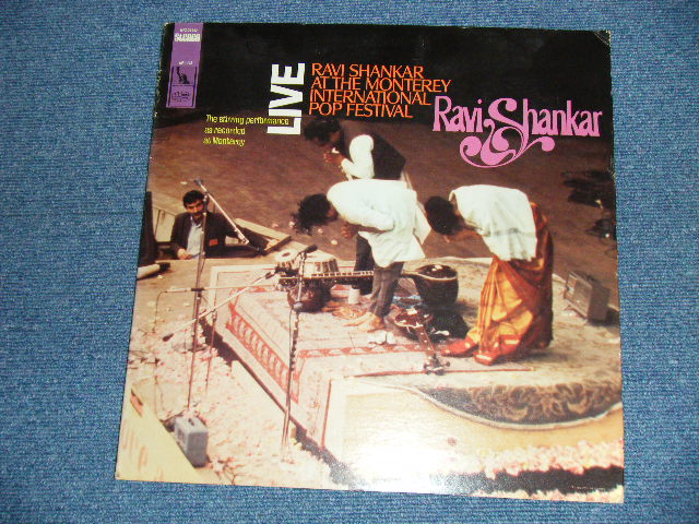 画像: RAVI SHANKAR - AT THE MONTEREY INTERNATIONAL POP FESTIVAL : Without  POSTER ( Ex+/Ex+++) /  1967 US AMERICA ORIGINAL STEREO  Used LP