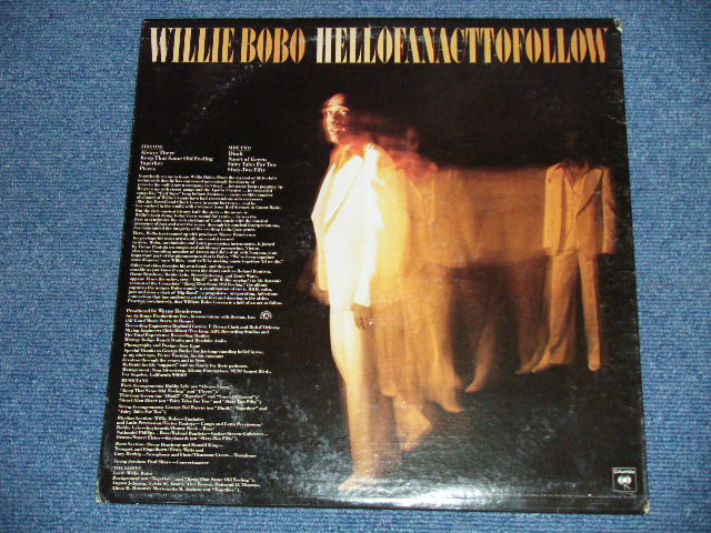 画像: WILLIE BOBO -  HELLOFANACTTOFOLLOW   ( Ex+/Ex+++ Looks:Ex++) / 1978 US AMERICA ORIGINAL Used LP 