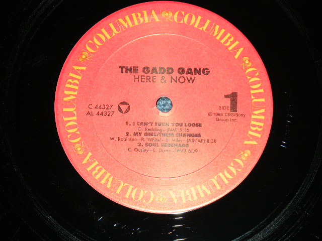 画像: THE GADD GANG - HERE & NOW   ( Ex+/Ex+,Ex+++)  / 1988 US AMERICA ORIGINAL"PROMO"  Used LP  