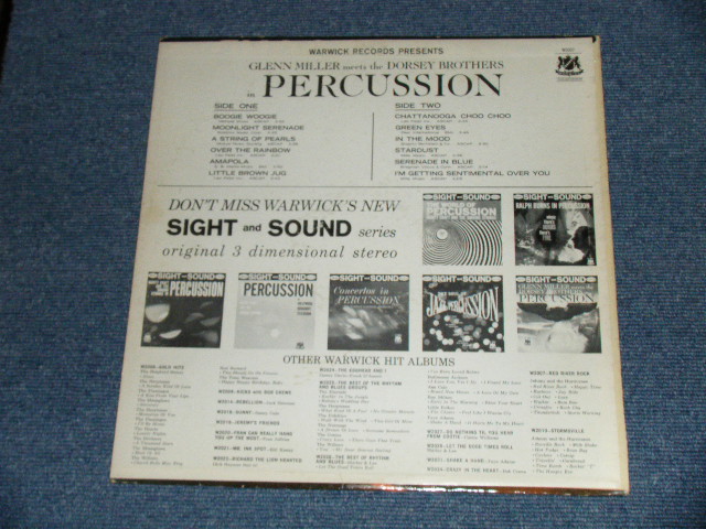 画像: GLENN MILLER Meets the DORSEY BROTHERS - IN PERCUSSION ( Ex++/Ex+ Looks:Ex+ )   /  US AMERICA ORIGINAL MONO Used  LP 