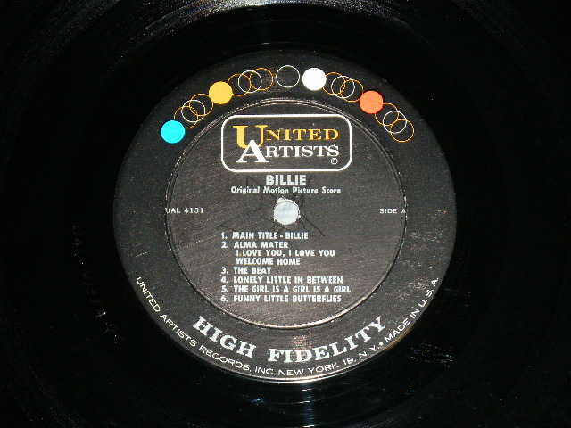 画像: OST ( PATTY DUKE : DOMINIC FRONTIERE) - BILLIE   ( E+/Ex++ )  / 1965 US AMERICA ORIGINAL MONO Used LP 