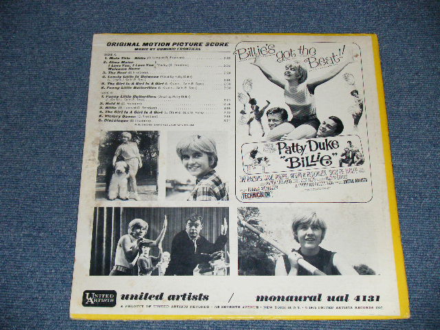 画像: OST ( PATTY DUKE : DOMINIC FRONTIERE) - BILLIE   ( E+/Ex++ )  / 1965 US AMERICA ORIGINAL MONO Used LP 