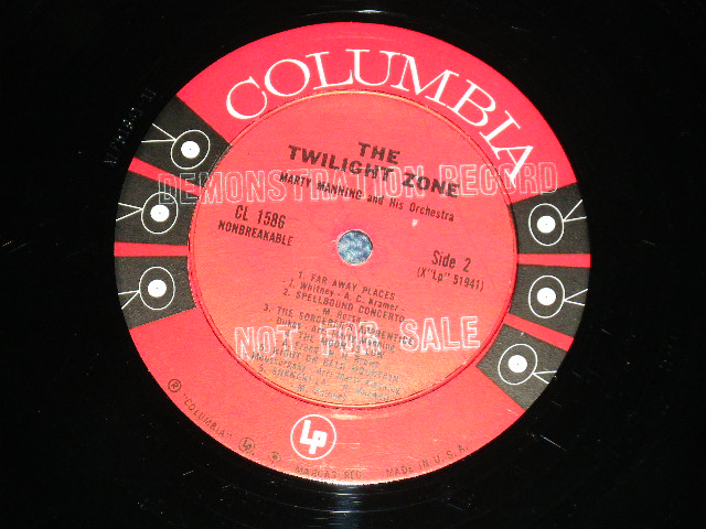 画像: MARTY MANNING and his Orchestra - TWILIGHT ZONE ( Ex/Ex+++ )  / 1961 US AMERICA ORIGINAL "6 EYES Label" MONO Used LP 