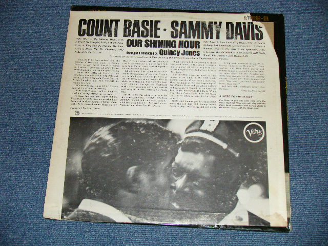 画像: SAMMY DAVIS, JR. & COUNT BASIE - OUR SHINING HOUR ( Ex++,VG+++/Ex++)  / 1965 US AMERICA ORIGINAL MONO Used  LP  