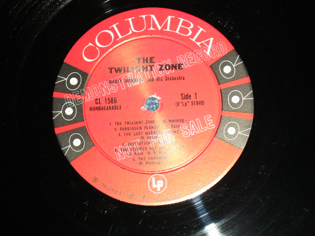 画像: MARTY MANNING and his Orchestra - TWILIGHT ZONE ( Ex/Ex+++ )  / 1961 US AMERICA ORIGINAL "6 EYES Label" MONO Used LP 