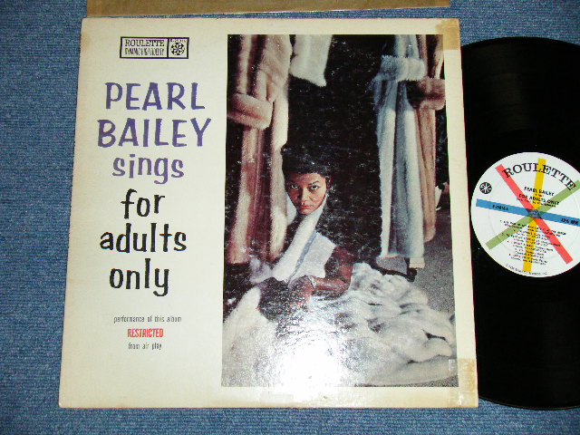 画像1: PEARL BAILEY - SINGS FOR ADULTS ONLY ( VG+++/Ex++ Looks:Ex+ )  1959 US AMERICA "1st Press WHITE With Colored Spokes Label"  MONO Used LP 