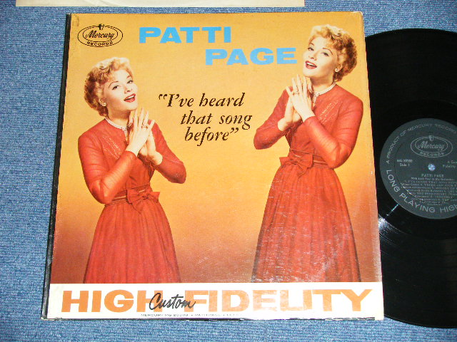 画像1: PATTI PAGE   - I'VE HEARD THAT SONG BEFORE ( Ex+/E+++ )  / 1957 US AMERICA ORIGINAL"2nd Press Label"  MONO Used LP 