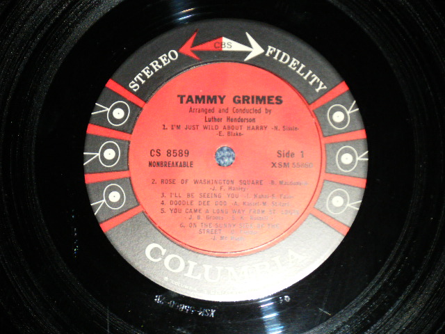 画像: TAMMY GRIMES  -  TAMMY GRIMES ( Ex+++/Ex++ )  / 1962 US AMERICA  "BLACK 6 EYES Label" STEREO  Used  LP 