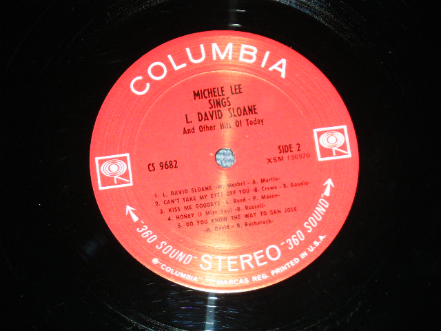 画像: MICHELE LEE - L.DAVID SLOANE And Other Hits Of Today  ( Ex++/MINT-) /  1971 US AMERICA ORIGINAL  1st Press "360 SOUND LABEL" Used LP