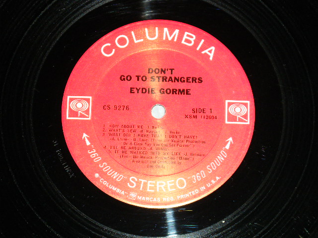 画像: EYDIE GORME -  DON'T GO TO STRANGERS ( Ex++/Ex++ Looks:Ex+ )  / 1966 US AMERICA ORIGINAL "360 SOUND" Label STEREO Used LP