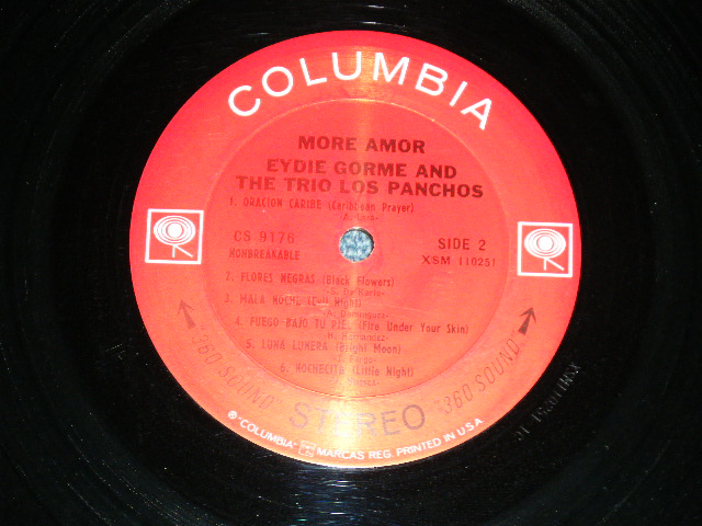 画像: EYDIE GORME & TRIO LOS PANCHOS - MORE AMOR ( MINT-/Ex+++ Looks:Ex++  / 1965 US AMERICA ORIGINAL 1st press "360 SOUND in BLACK" Label  STEREO Used LP